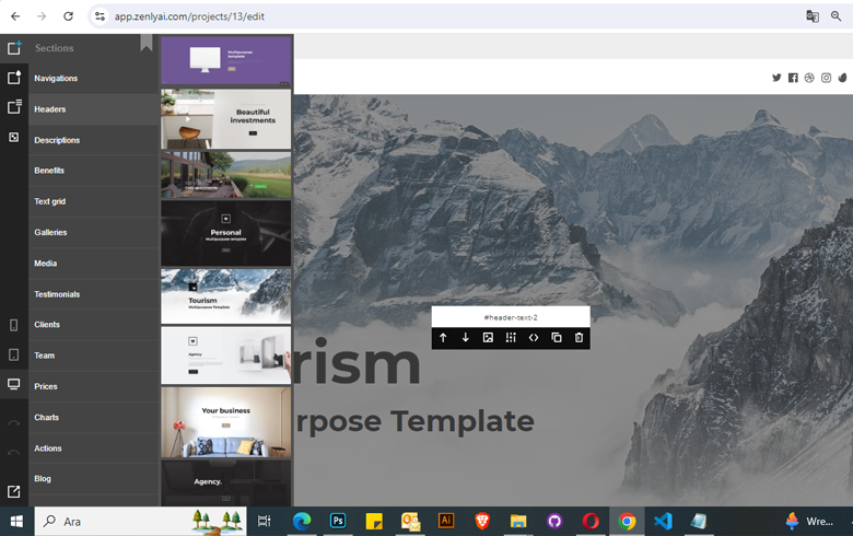 Zenly AI Web Generator